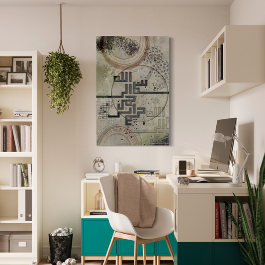 Bismillah modern Islamic wall art print